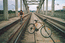 Киря с велами на Краснолужском мосту